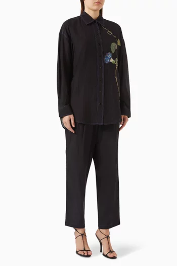 Morning Glory Embroidered Co-ord Set