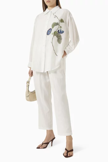 Morning Glory Embroidered Co-ord Set