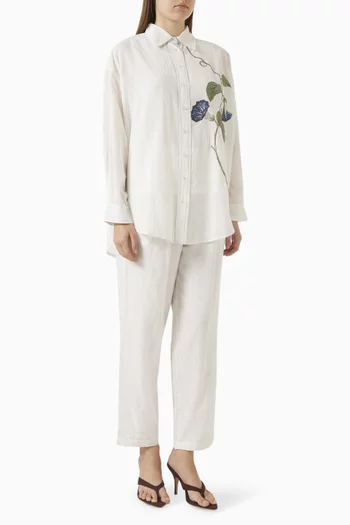 Morning Glory Embroidered Co-ord Set