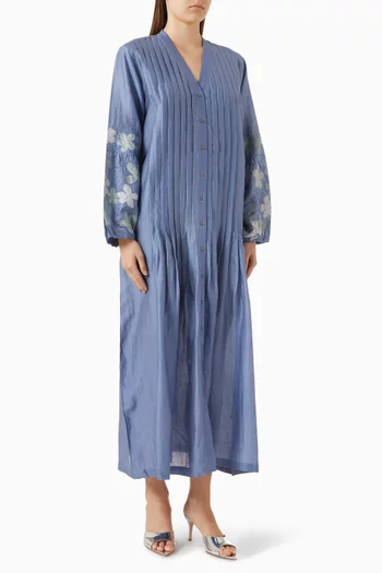 Saffron Embroidered Dress
