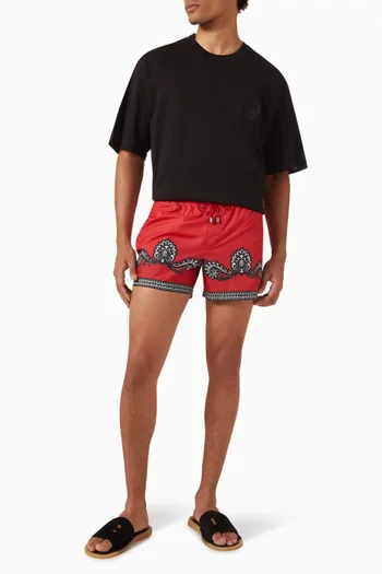 Swim Shorts in Bandana Print