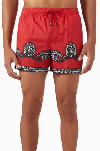 Swim Shorts in Bandana Print