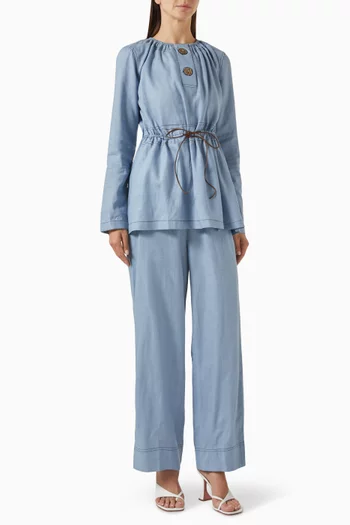 Luda Co-ord Set in Linen