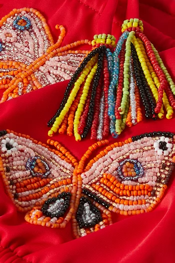 Butterfly Beaded Kini Bikini Set