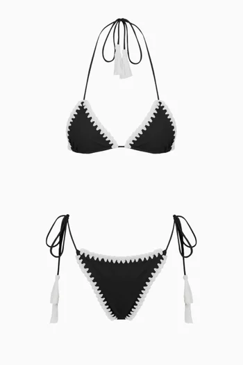 Peaches Crochet Bikini Set