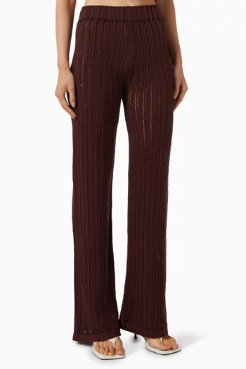Lipari Pants in Cotton-crochet