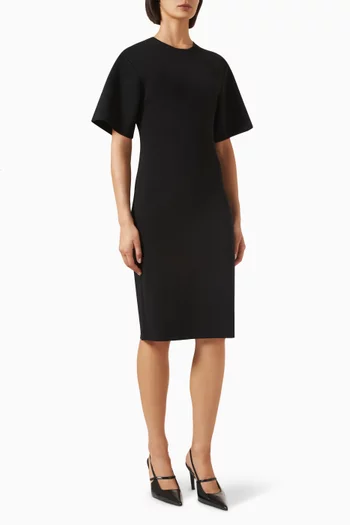 Knit T-shirt Dress in Compact Jersey