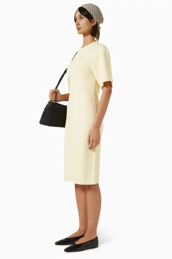 Knit T-shirt Dress in Compact Jersey