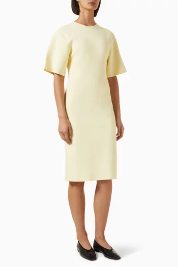 Knit T-shirt Dress in Compact Jersey