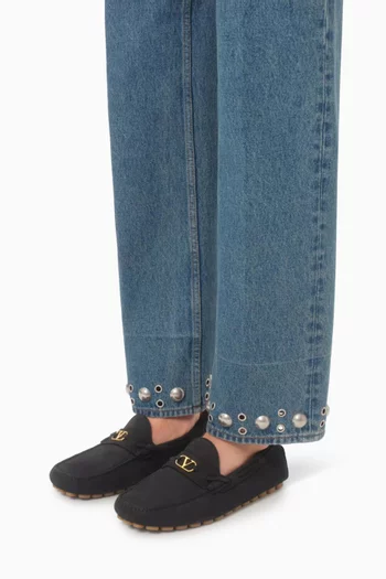 Driver Fastaway Loafers in Suede