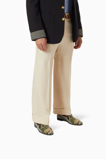 Les Alcovettes Loafers in Jacquard