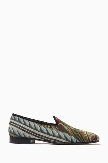 Les Alcovettes Loafers in Jacquard