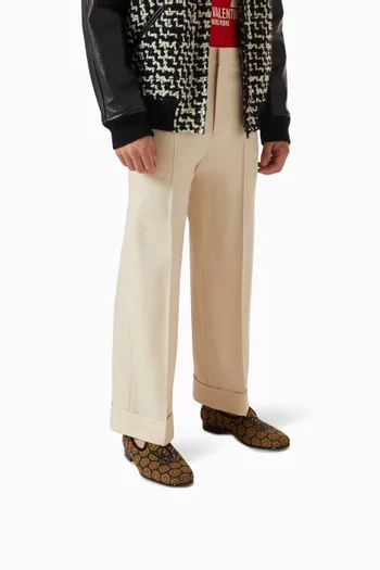 Les Alcovettes Loafers in Jacquard