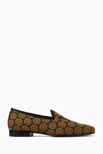 Les Alcovettes Loafers in Jacquard