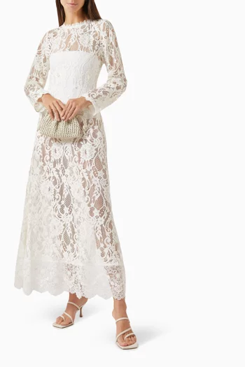 Artemis Maxi Dress in Lace