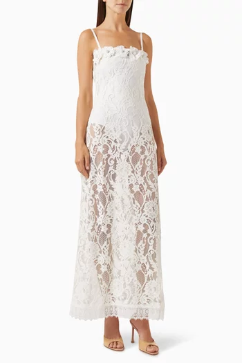 Marquesa Maxi Dress in Lace