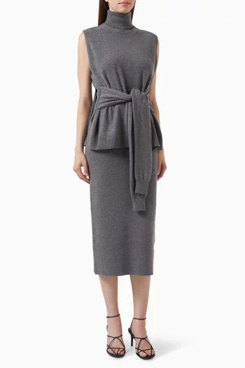 Double-layered Knit Dress