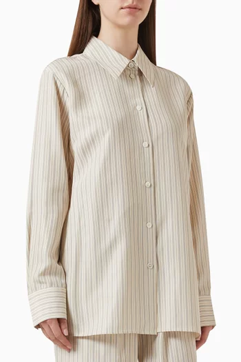 Striped Shirt in Silk