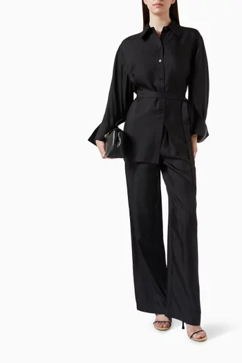 Deconstructed Shirt in Silk