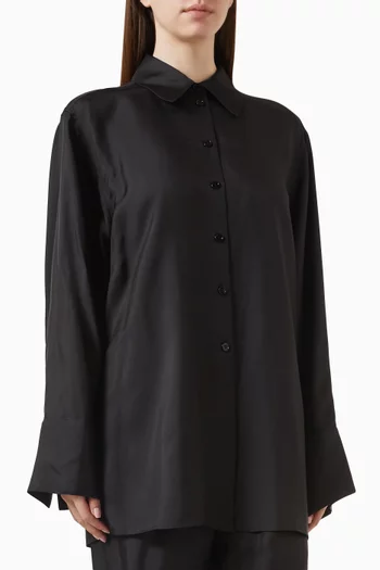 Deconstructed Shirt in Silk