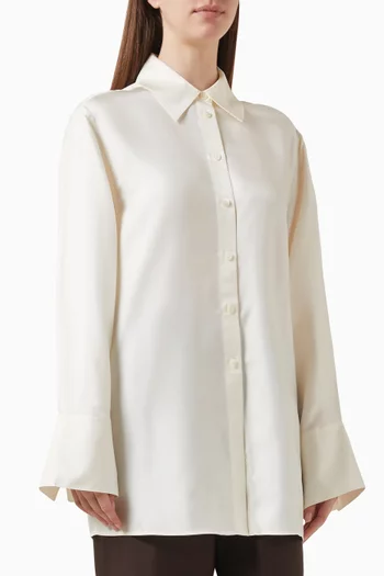 Deconstructed Shirt in Silk
