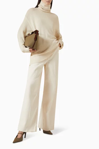 Longline Turtleneck Sweater