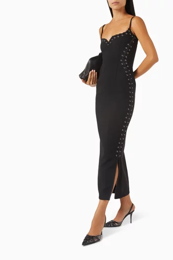 Eyelet Maxi Heart Dress