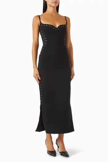 Eyelet Maxi Heart Dress