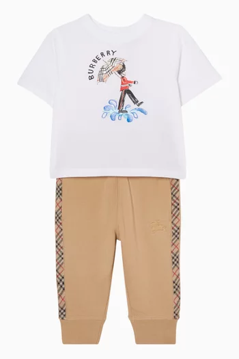 تي شيرت بطبعة الحرس الملكي البريطاني قطن