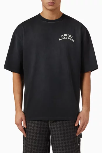 Amiri Hollywood Oversized T-shirt in Cotton