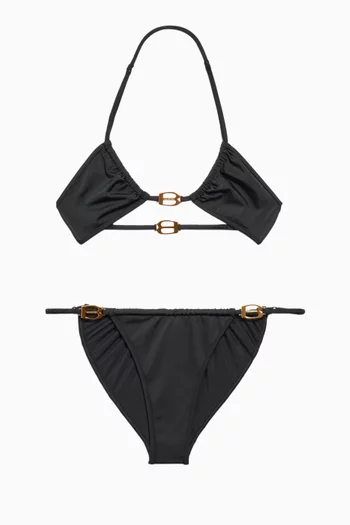 BB-buckle Bikini Set