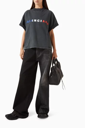 International Cropped T-shirt in Dry Jersey