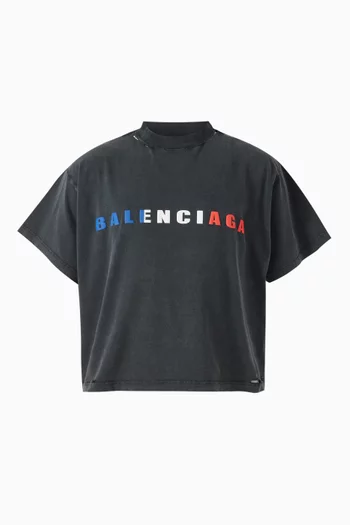 International Cropped T-shirt in Dry Jersey