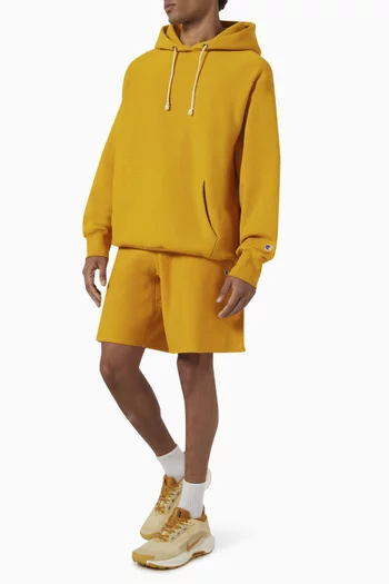 Relaxed Hoodie in Reverse Weave Fleece