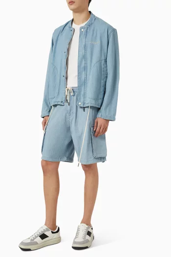 Marina Blouson Jacket in Denim