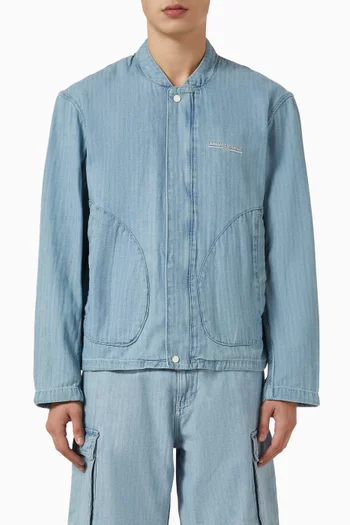 Marina Blouson Jacket in Denim