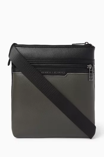 Cedric Crossbody Bag in Faux Leather