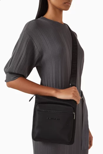 Logo Crossbody Bag in Nylon