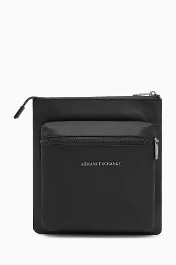 Logo Crossbody Bag in Nylon