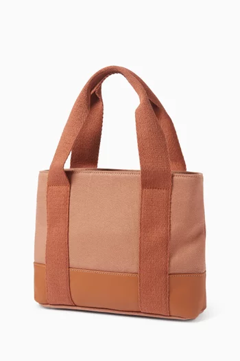Logo Tote Bag in Canvas
