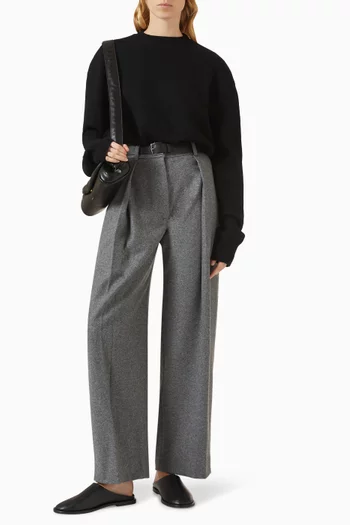 Rafaela Padded Sweater in Wool Blend