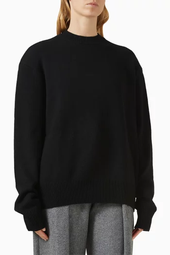 Rafaela Padded Sweater in Wool Blend