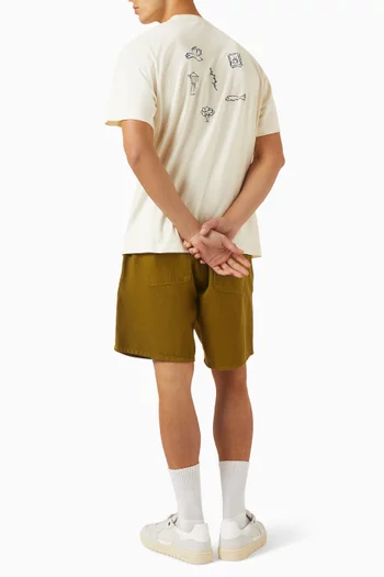 Fin Printed T-shirt in Cotton