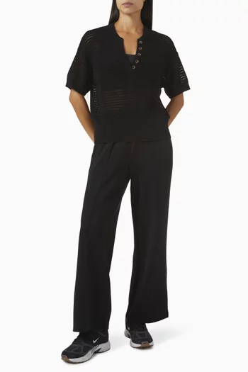 بلوزة كالي نسيج قطن شبكي