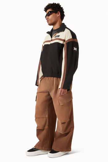 Faded Cargo Pants in Denim