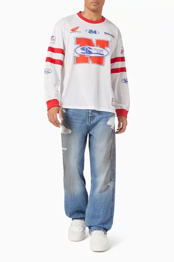 Racing Jersey T-shirt in Mesh