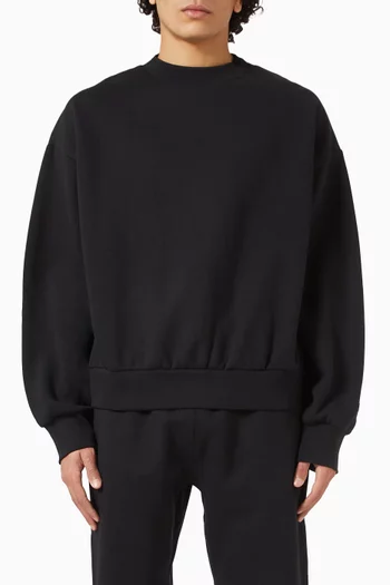 Classic-fit Crew Neck Sweatshirt in Fleece