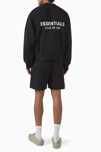 Classic-fit Logo Sweatshirt in Cotton-fleece