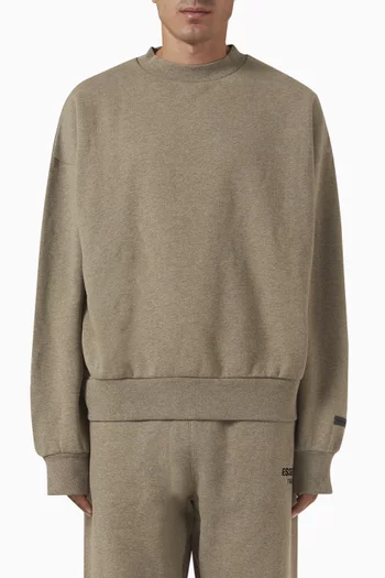 Classic-fit Logo Sweatshirt in Cotton-fleece
