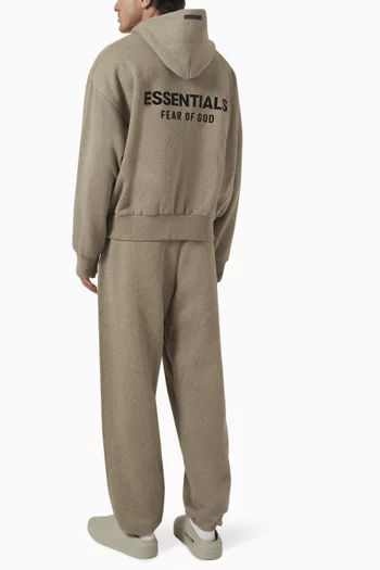Classic-fit Zip Hoodie in Cotton-fleece
